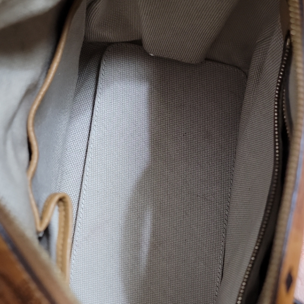 MCM Tan Visetos‎ Print Handbag - Picture 9 of 13